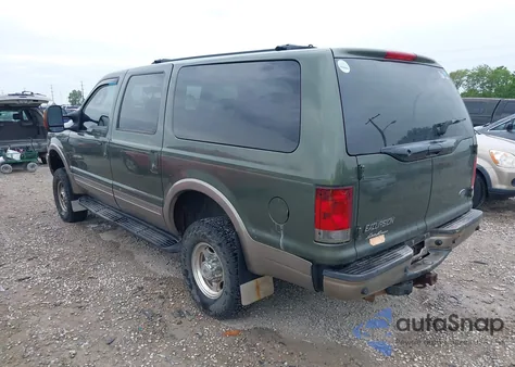 2004 Ford Excursion Eddie Bauer from USA, damaged, VIN 1FMSU45P44EA89487
